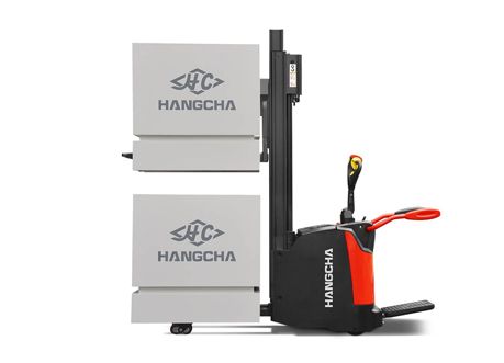 Электроштабелер HANGCHA CDD12-AZ3S-L с подъемом нижних консолей - КУПИТЬ ТД Вертикаль фото1